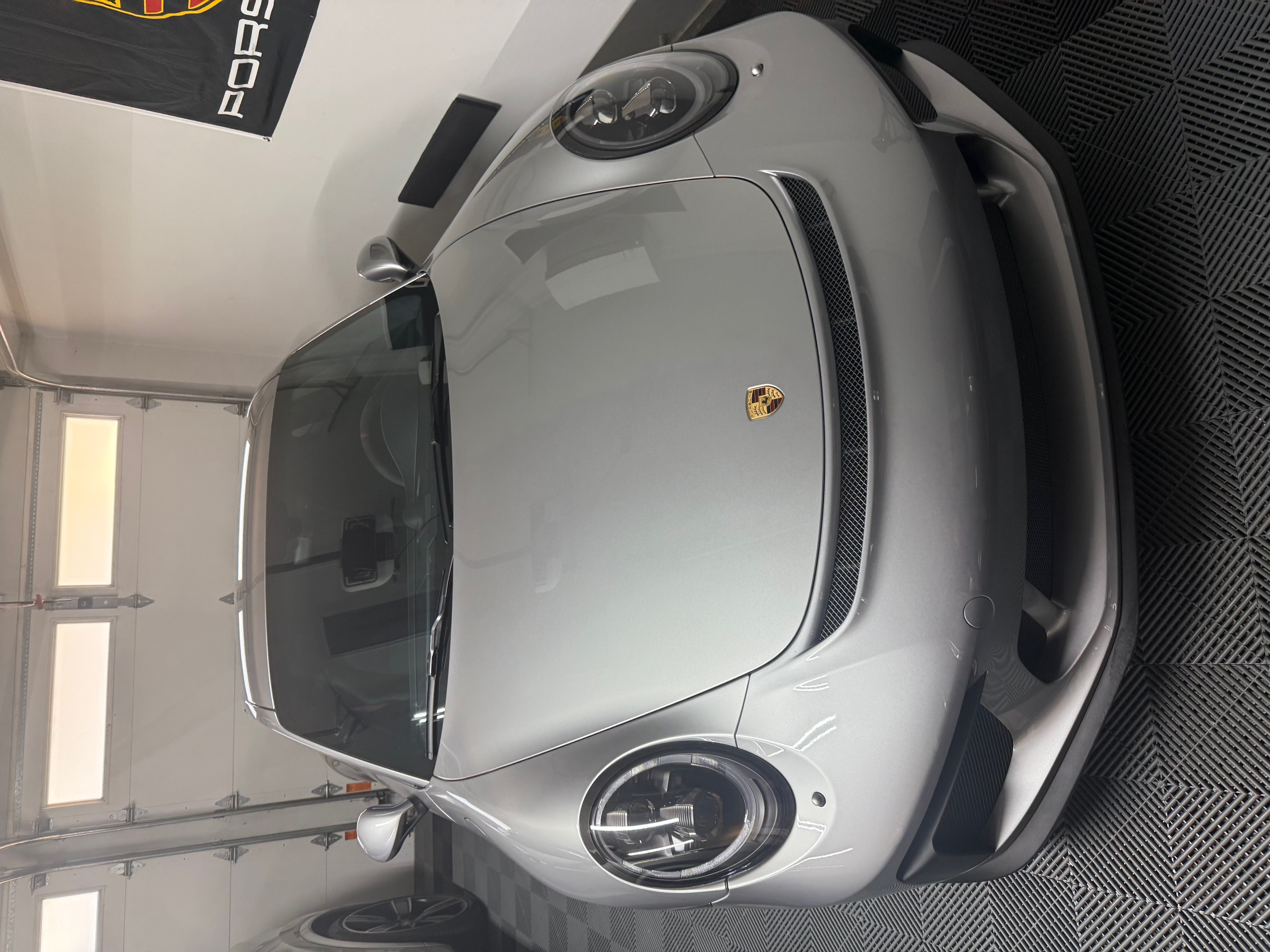 Signature Mobile Detail performing a ceramic coating in Denver, Co on a GT3