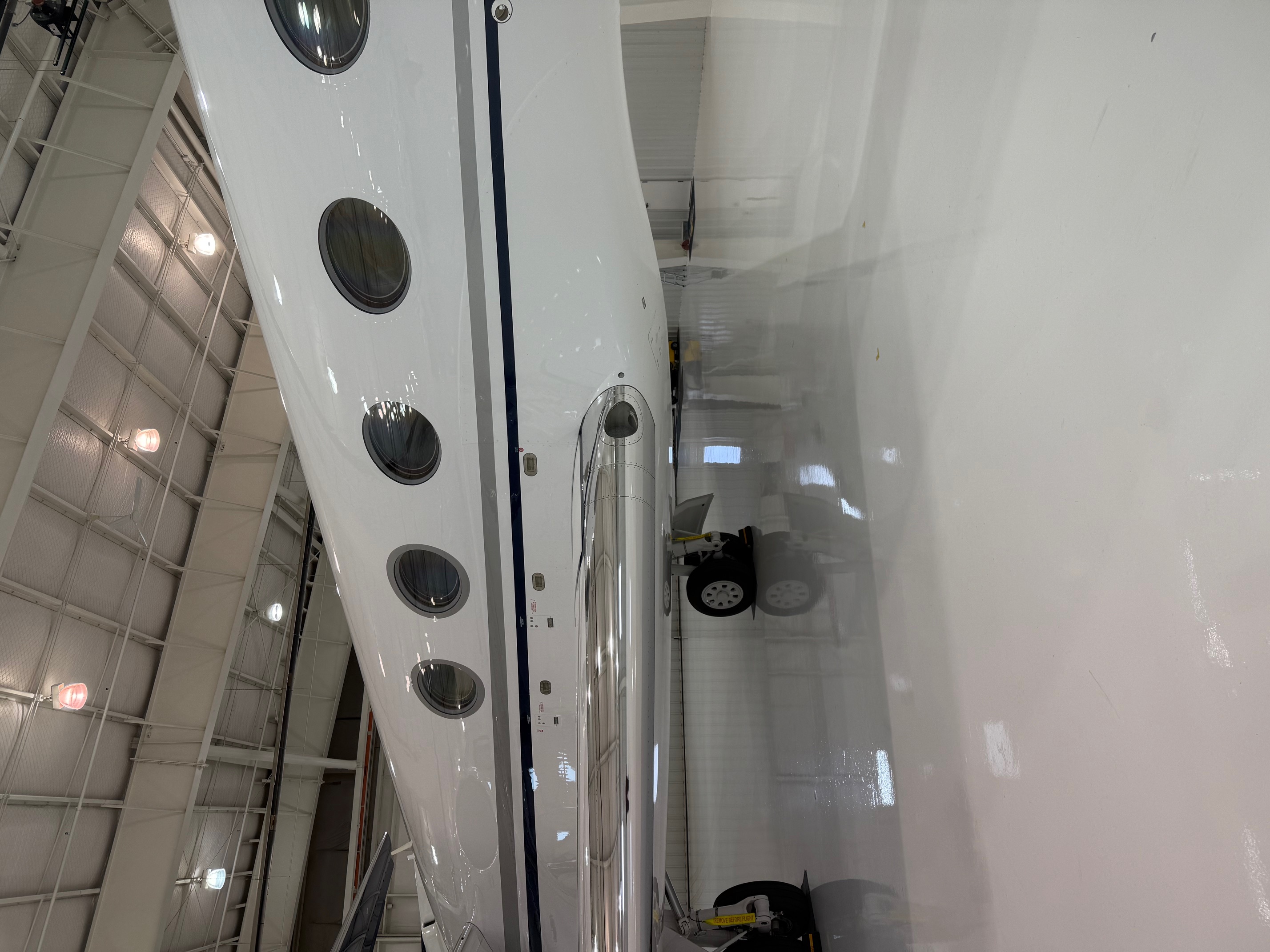 Signature Mobile Detail in Denver, Colorado detailing a Private Jet