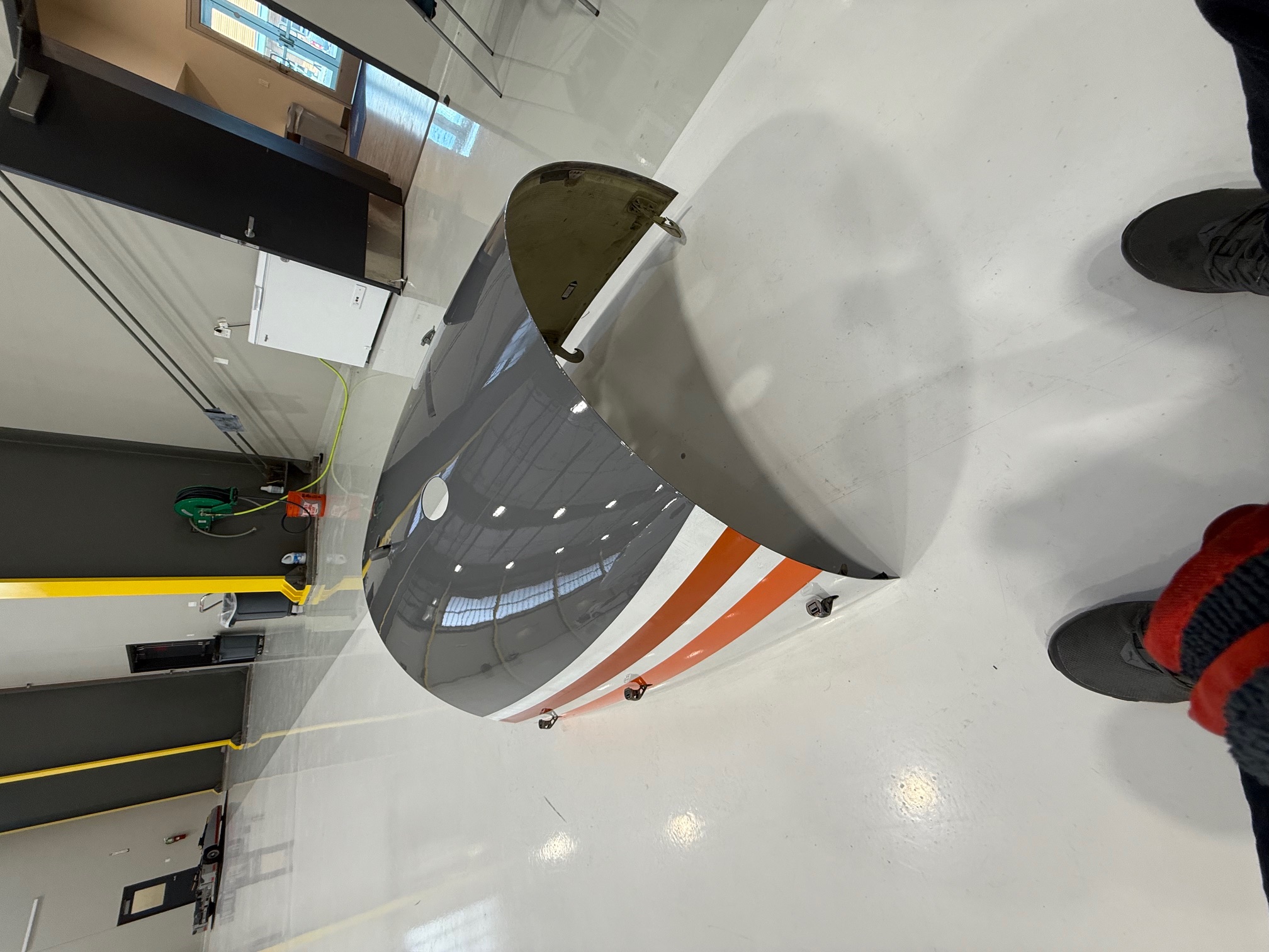 Signature Mobile Detail in Denver, Colorado detailing a Plane engine Cover